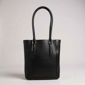 Vintage COACH Bonnie Cashin Legacy Black Leather purse Tote 9422 Nickel Hardware